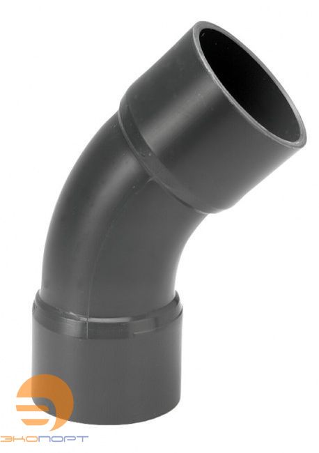 Угольник удлинённый 45* (110)-PVC-U