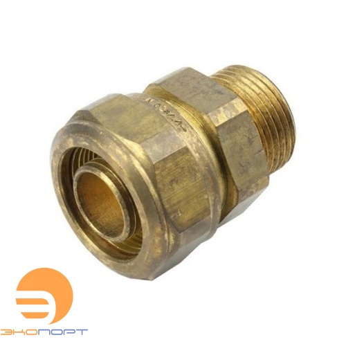 Соединитель свинчиваемый 14х1/2 НР латунный KAN-therm ULTRALINE