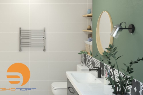 Полотенцесушитель Универсал-53 500х500 (3+5) П 18, полировка, Стилье