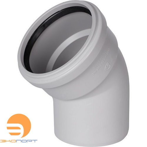 Отвод для бесшум. канализации DN110х45°, Stout