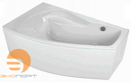 Ванна МАЙОРКА ассиметричная XL 160*95, Белая, Лев. Santek