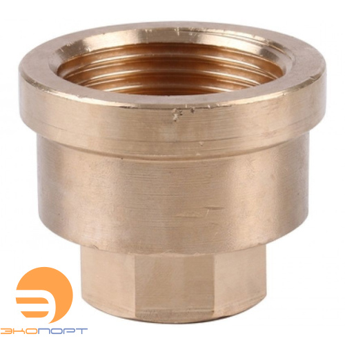 Муфта ВВ  1 х1/2"  (бронза) Viega