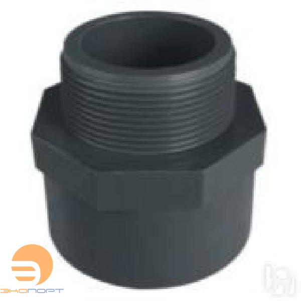 Ниппель переходный PN16 (50/63-1 1/2") - PVC-U