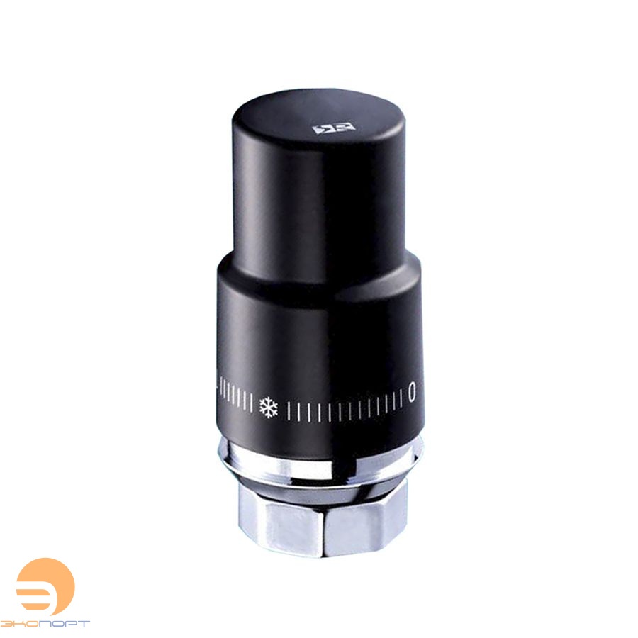 Термостатическая головка "Ретро" М30х1,5  цвет Черный матовый SR, Rubinetterie