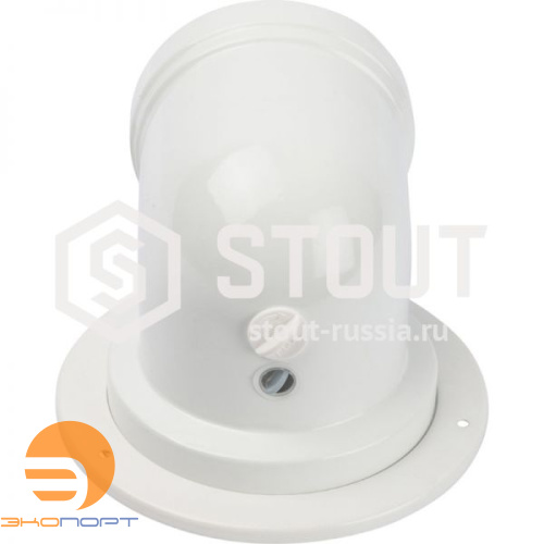 Адаптер конденсац. 90° DN60/100 м/п PP-FE(совместим с Bosch) STOUT