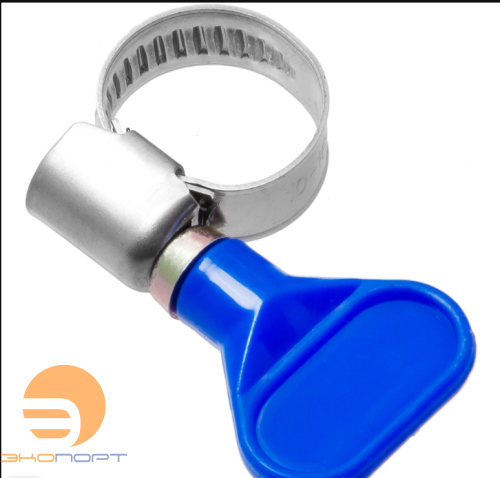Хомут обжимной с бабочкой н/ж, 10-16 мм (2 шт) MasterProf