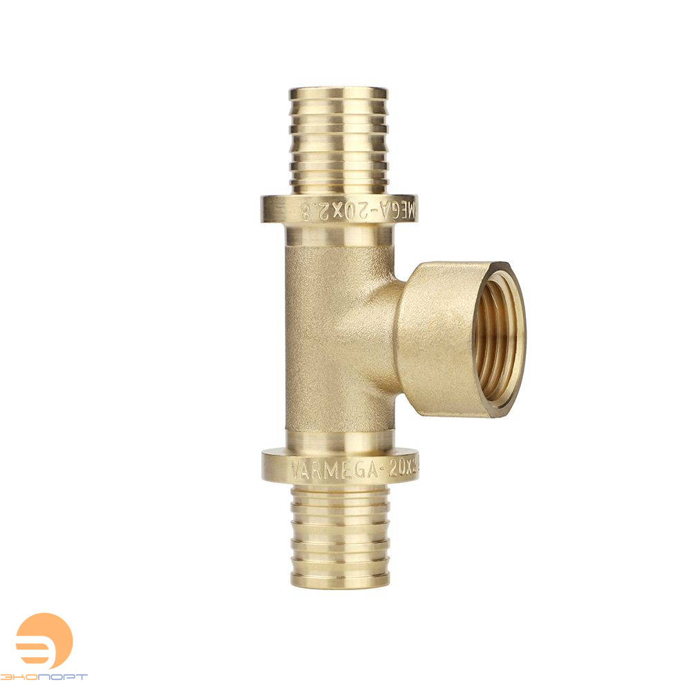 Тройник переходной ВН 16-1/2-16 латунь Varmega