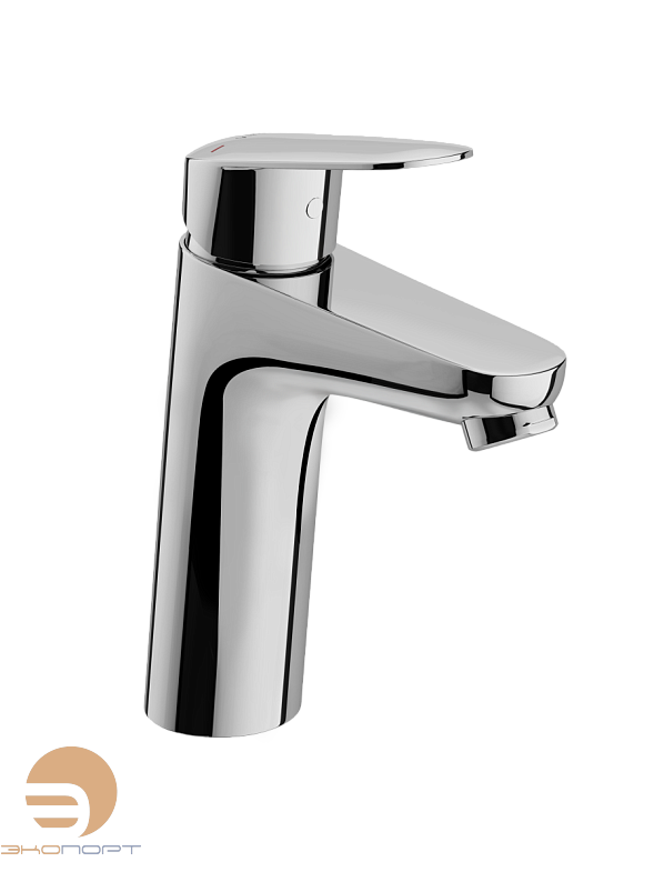Смеситель для умывальника Flow Round, монолитный, хром, Vitra 