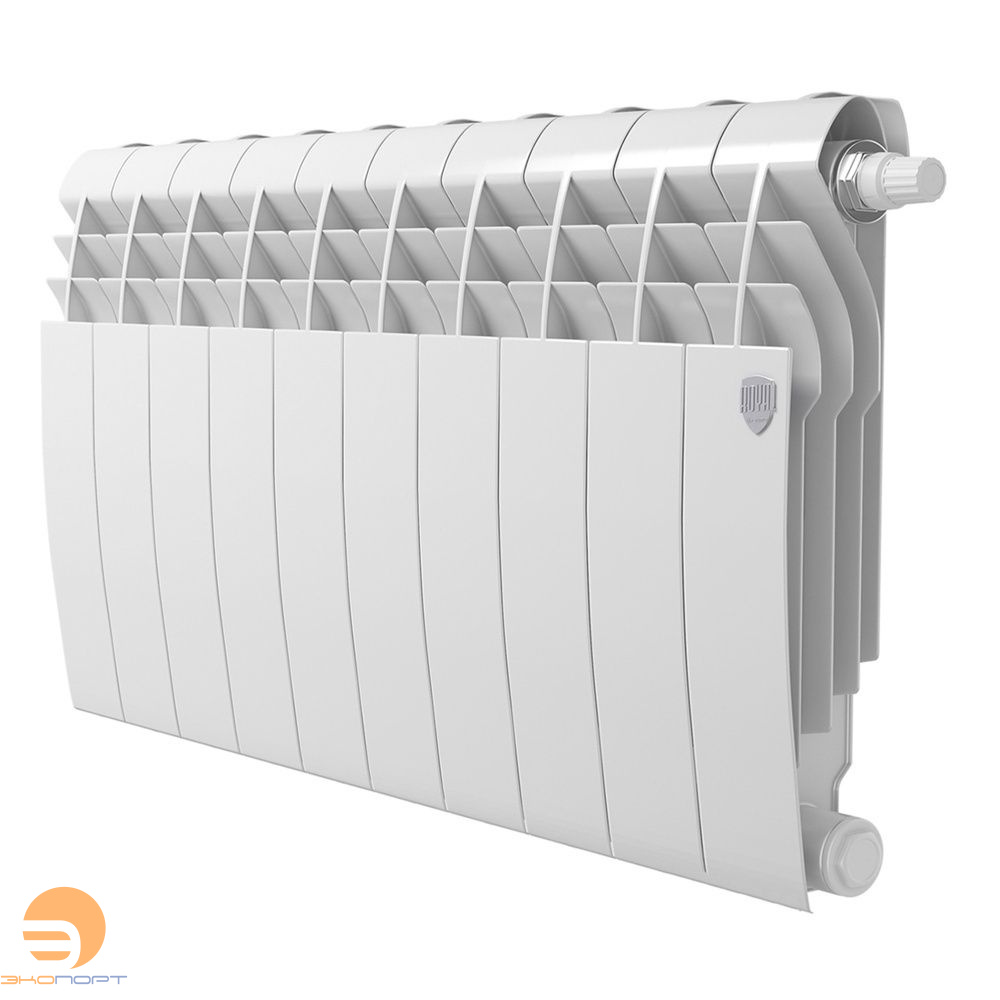Радиатор биметаллический BiLiner Bianco 350/87 10 секций (белый) Royal Thermo