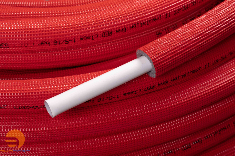 Труба 16х2.0 SOLID ISOLINE красная 6 PE-RT II/Al/PE-RT II K-Flex (бухта 25 м)