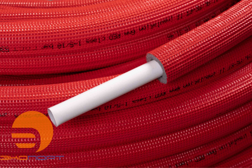Труба 20х2.0 SOLID ISOLINE красная 6 PE-RT II/Al/PE-RT II K-Flex (бухта 10 м)