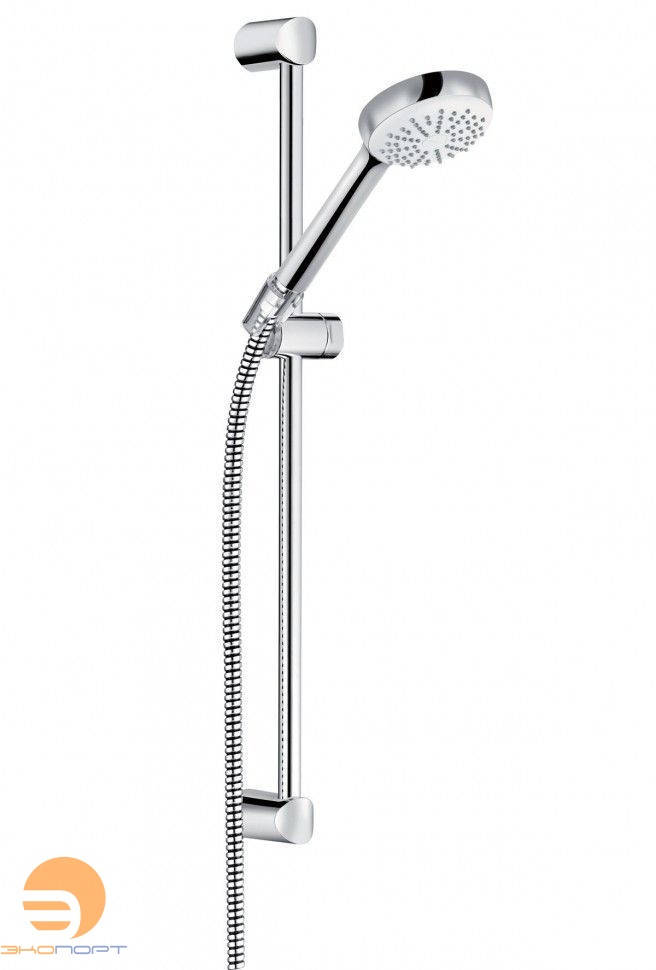 Душевой гарнитур один вид струи, шланг 1600, KLUDI LOGO, хром