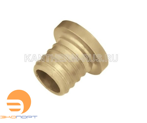 Заглушка 18*2 Push латунная KAN-therm