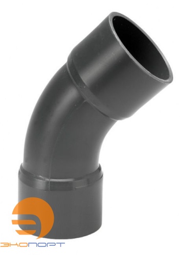 Угольник удлинённый 45* (110)-PVC-U