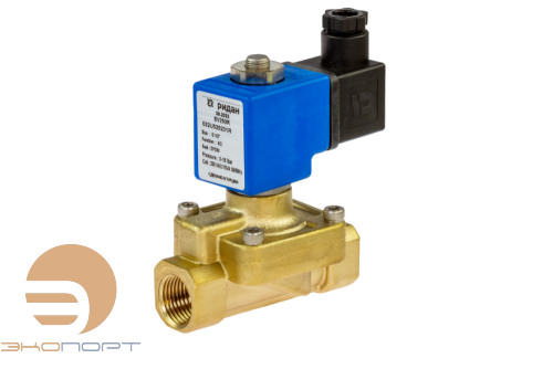 Клапан соленоидный EV220WR НЗ G 2" Ду50 Kv 40,9м3/ч EPDM (0,3-16 бар) 230 В 50/60 Гц