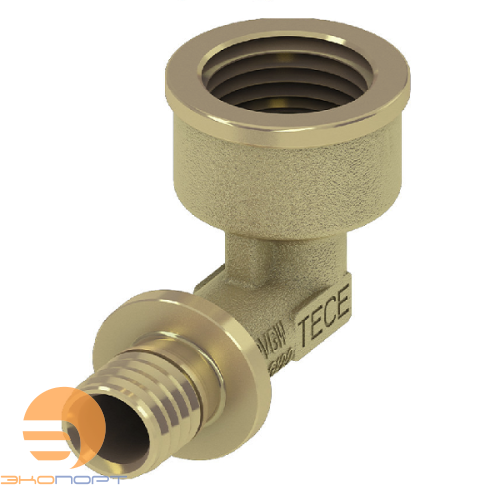 Уголок с ВР  20 х 1/2" латунь TECE