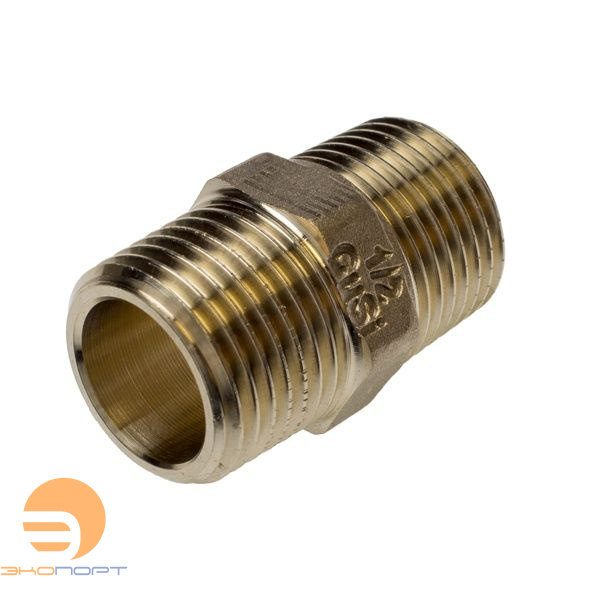 Ниппель НР 1" мод. 3280 (бронза) SANHA PURAFIT