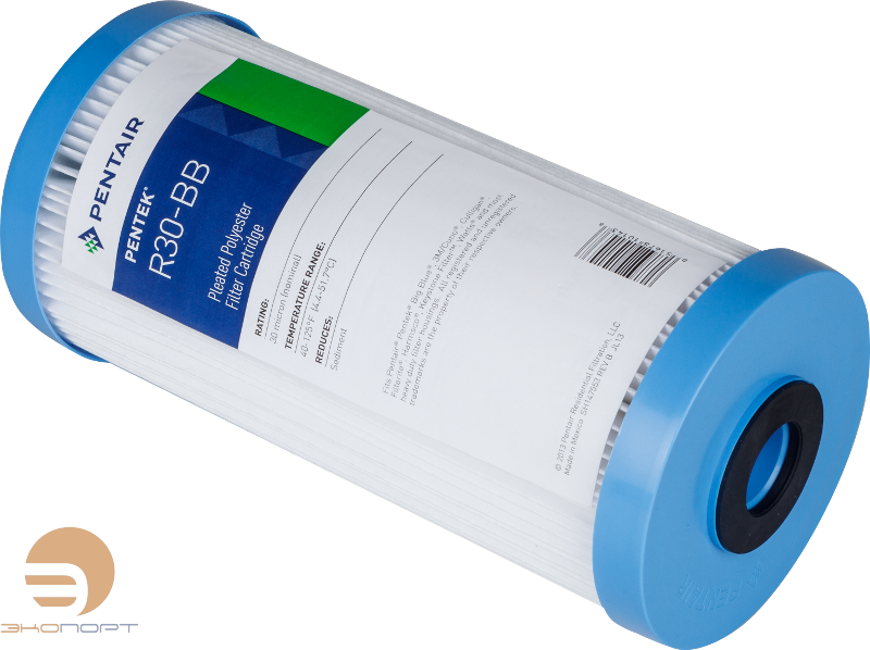 Картридж BB 10 R-30 механич. очистки 30 мкм (лепестковый полиэстерный)