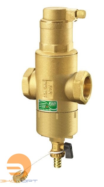 Деаэратор и грязуловитель 1"(ВР-ВР), с магнитом FAR