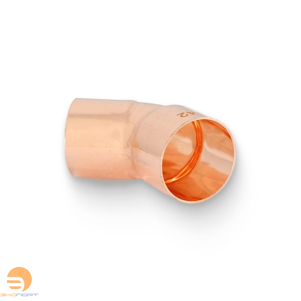 Угол однорастр 45° 42 Н/В медь пайка JINTIAN