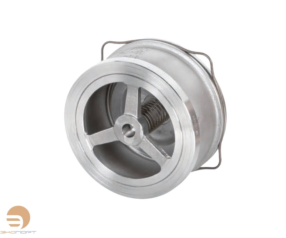 Клапан обратный VYC 170-03-025 межфланцевый из нерж.стали Ду25 Ру40 tмах=400оС