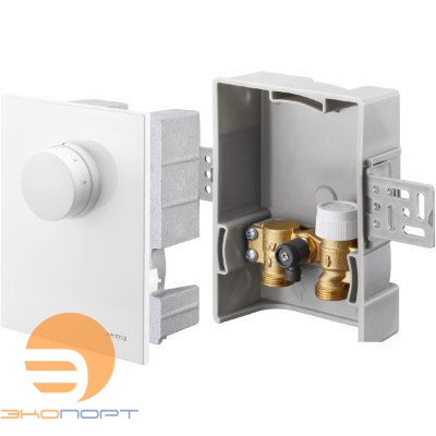 Терморегулятор Unibox T (по t помещения), термостат белый, пластик белый, Oventrop