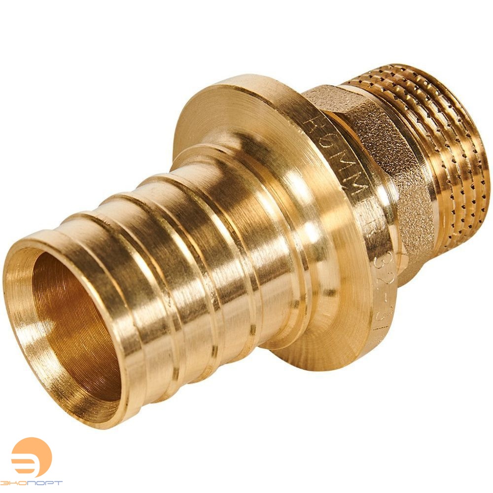 Муфта переходная 32-3/4" НР латунь Rommer