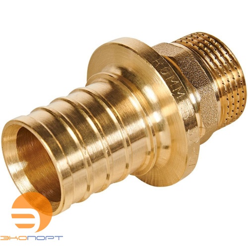 Муфта переходная 32-3/4" НР латунь Rommer