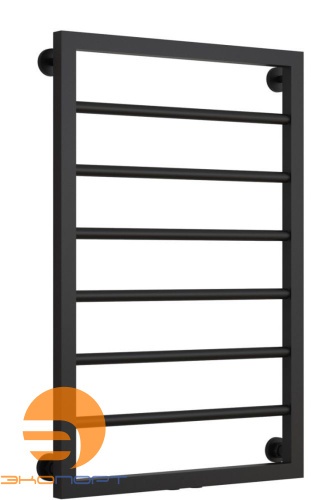 Полотенцесушитель водяной Канцлер 800х500, чёрный матовый, Сунержа