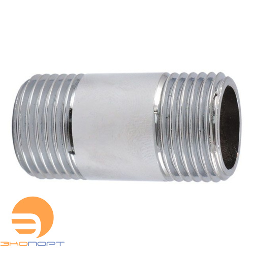 Бочонок (ниппель) Н-Н DN 3/8", PN20, нержавеющая сталь AISI316