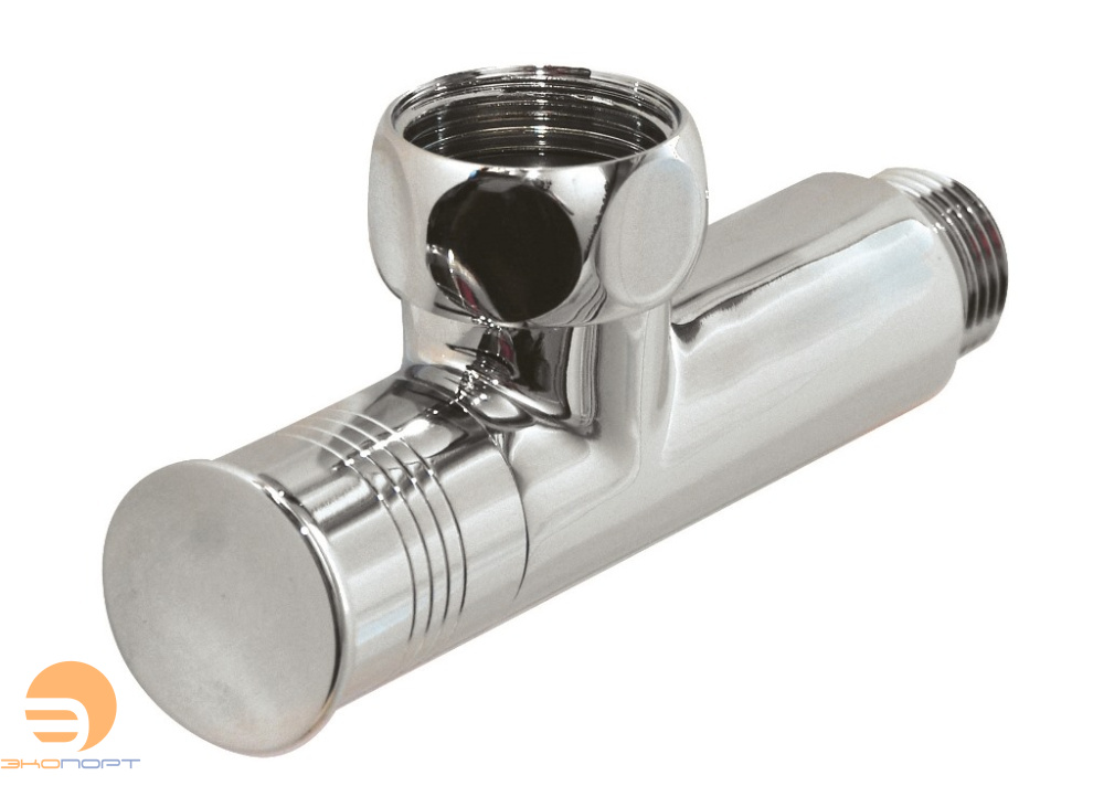 Кран угловой, колпачок 1"х3/4" г/ш SMART