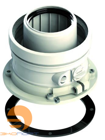 Адаптер дымохода коаксиальный (DN80/125)