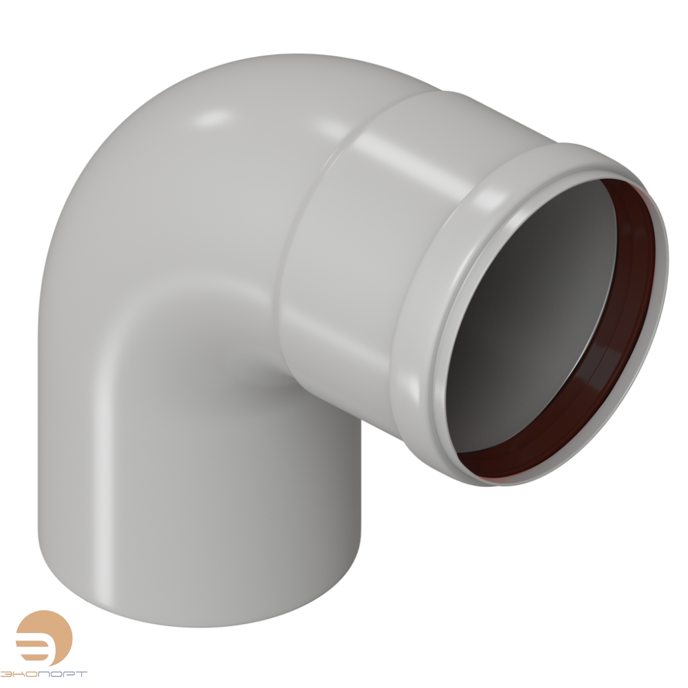 Отвод конденсационный угол 90° DN80, KRATS  
