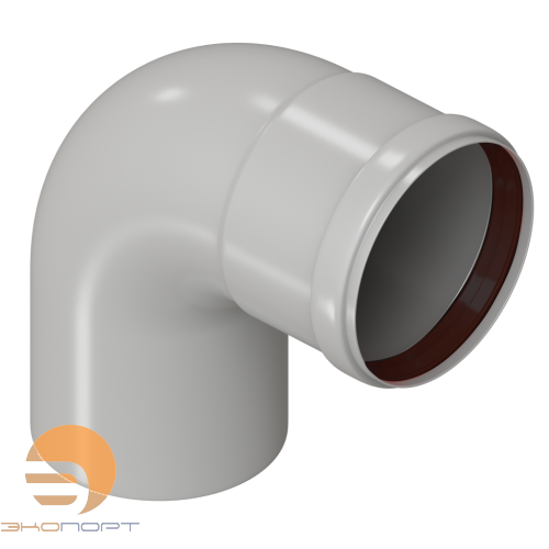 Отвод конденсационный угол 90° DN80, KRATS  