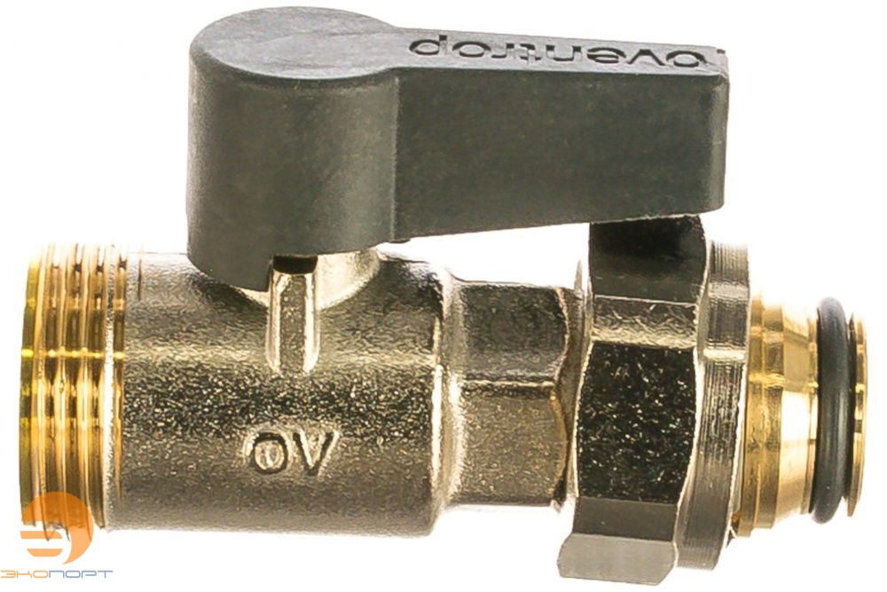 Кран шаровый Ду 15, G 3/4 НР х G 3/4 НГ (евроконус), для отводов коллектора