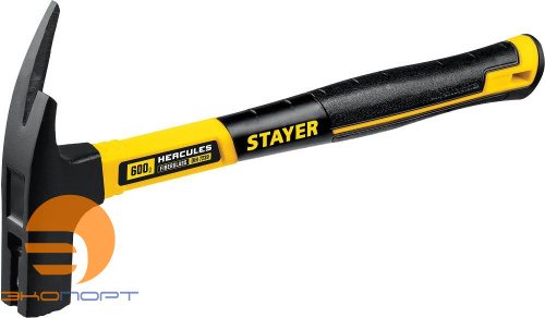 Молоток кровельщика с фибер. рукояткой, 600 г Hercules STAYER Professional