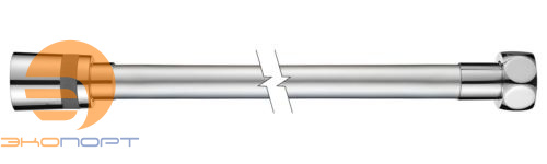 Шланг душевой 1.5м (PVC) ПВХ усиленный, серебристый, RAGLO 