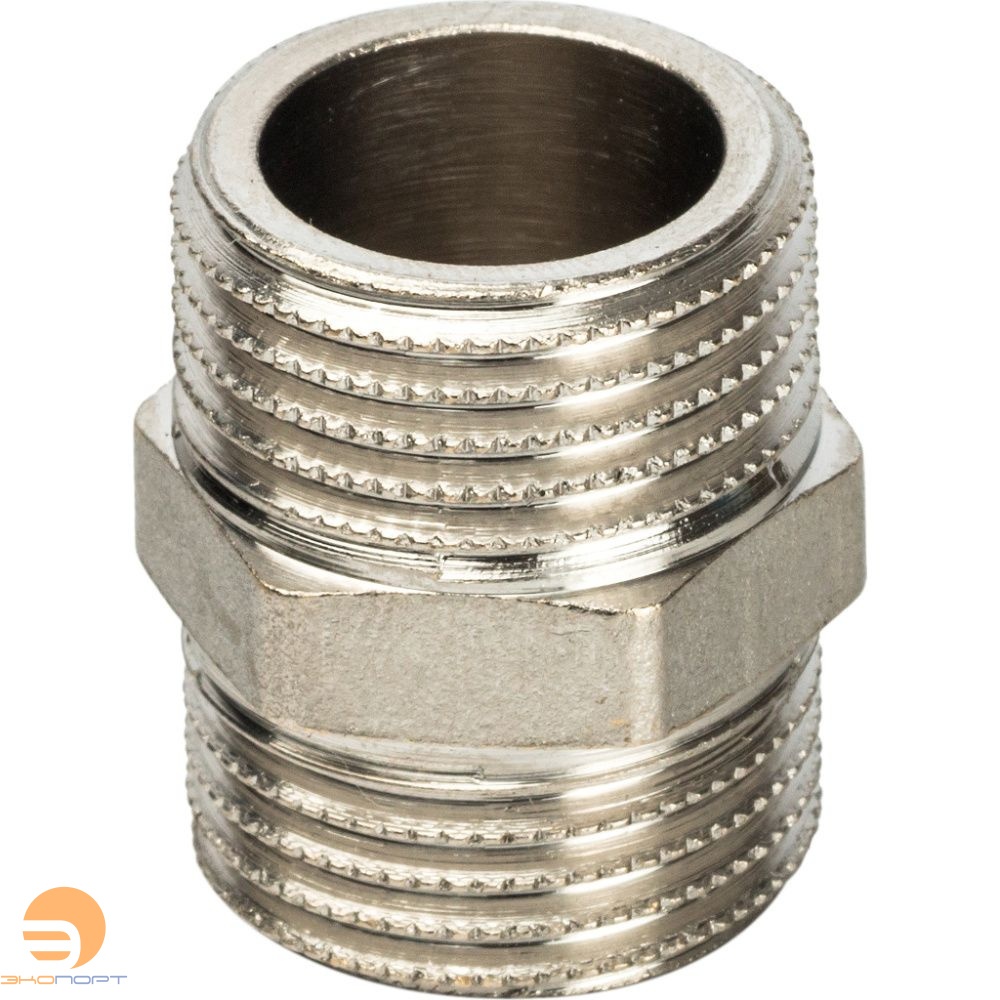 Ниппель НН   1/2х1/2 (никель) Stout