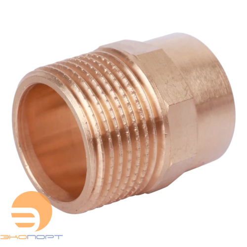 Муфта переходная НР-пайка 18х3/4" медная Hailiang