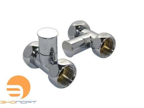 Кран прямой, колпачок 1"х1" г/г SMART/Компл ПАРА (2шт.)