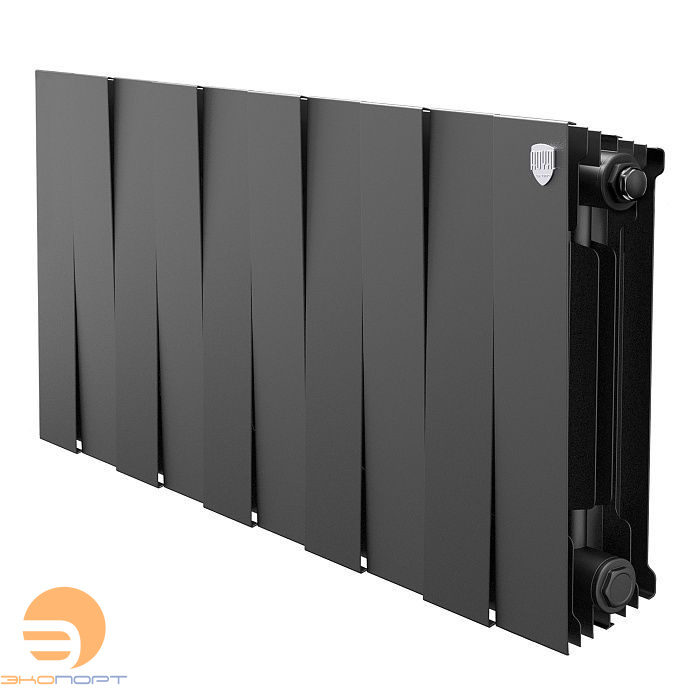 Радиатор биметаллический PianoForte Noir Sable 300/100  10 секций Royal Thermo	
