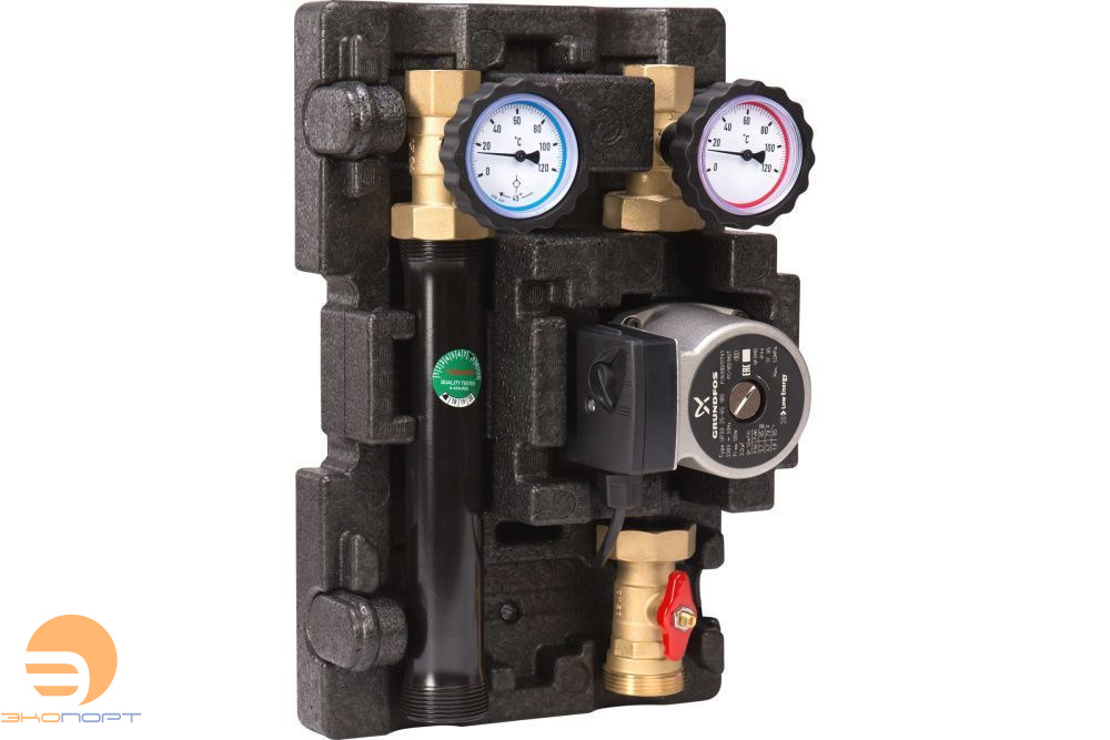 Насосный модуль 1 1/4" с насосом Grundfos 32-60 DK DN32 ECO 2 Huch