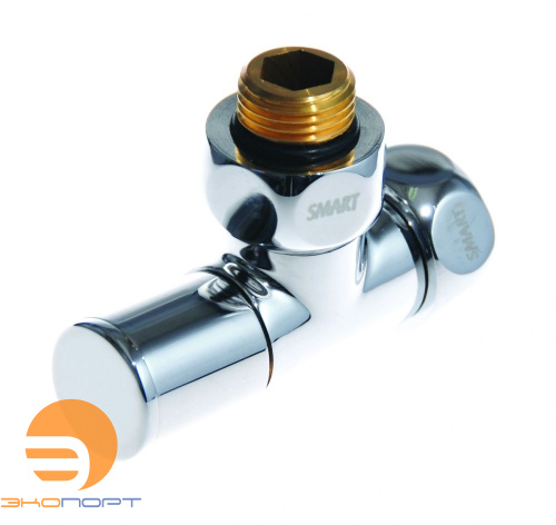 Кран угловой колпачок 3/4"х1/2" г/ш SMART/Компл ПАРА