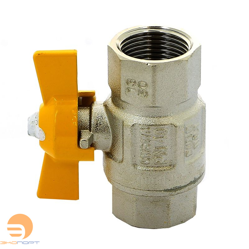 Кран газовый ВВ  3/4" бабочка ITAP