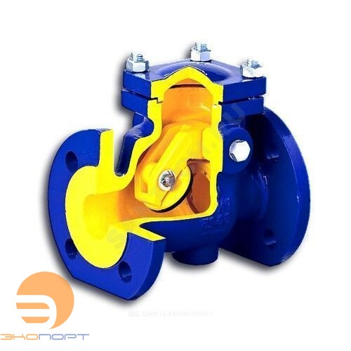 Клапан обратный V302-100 фланцевый чугунный Ду100 Ру16, Тмакс=300оС