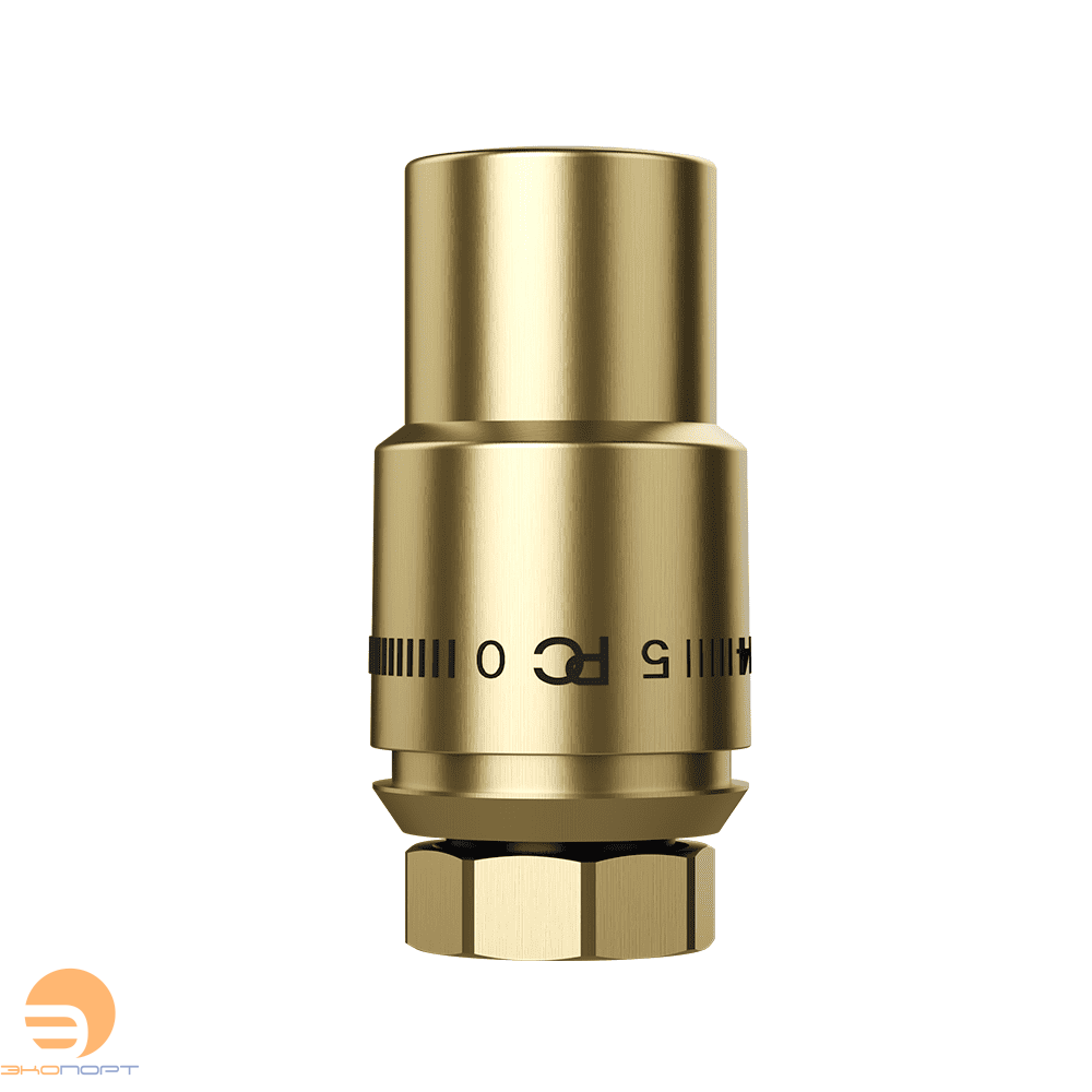 Термостатическая головка CRISTAL М30х1,5, цвет золото, Primoclima Armature