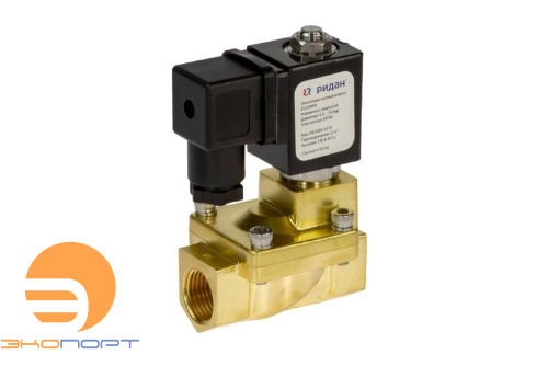 Клапан соленоидный EV220WR НЗ G1" Ду25 Kv 10,2м3/ч EPDM (0,3-16 бар) 230 В 50/60 Гц