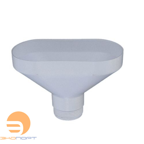 Воронка приемная овальная (170х85мм) выход 1 1/2" "папа" McAlpine