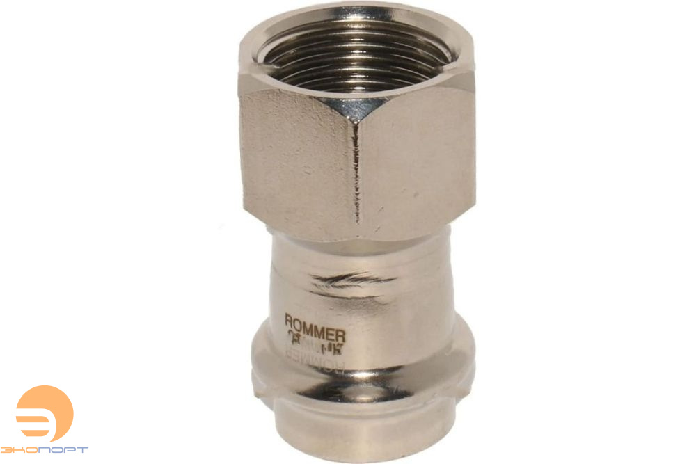 Переходник 54х2 ВР нерж. Rommer