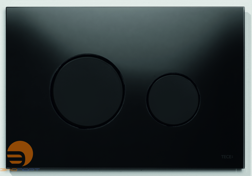 Клавиша TECEloop, стекло черное, клавиши черные
